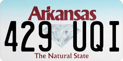 AR license plate 429UQI