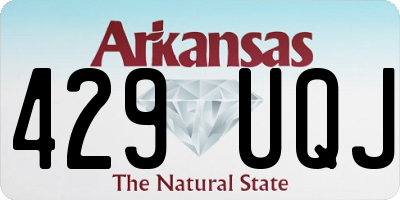 AR license plate 429UQJ