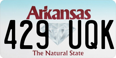 AR license plate 429UQK