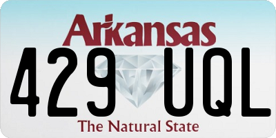 AR license plate 429UQL