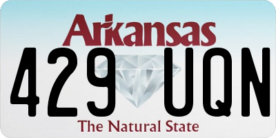 AR license plate 429UQN