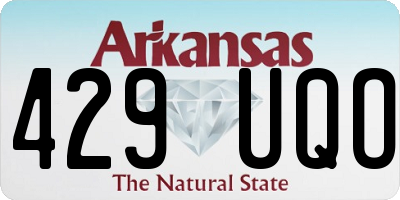 AR license plate 429UQO