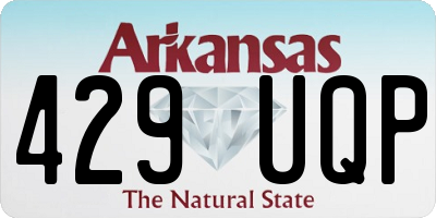 AR license plate 429UQP