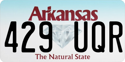 AR license plate 429UQR