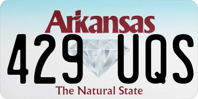 AR license plate 429UQS
