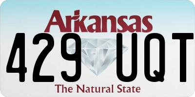 AR license plate 429UQT