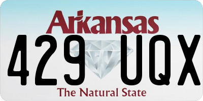 AR license plate 429UQX