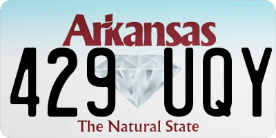 AR license plate 429UQY