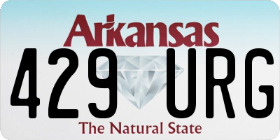 AR license plate 429URG