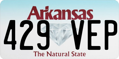 AR license plate 429VEP