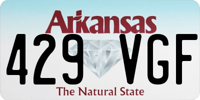 AR license plate 429VGF