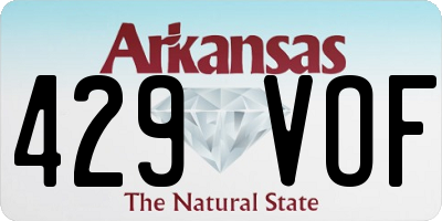 AR license plate 429VOF