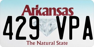 AR license plate 429VPA