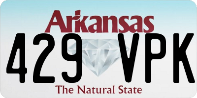 AR license plate 429VPK