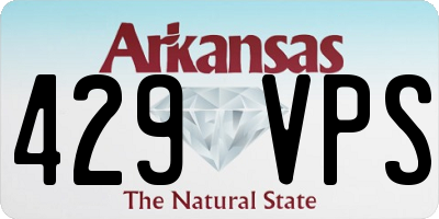 AR license plate 429VPS