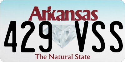 AR license plate 429VSS