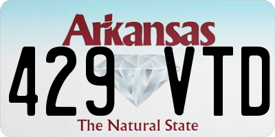 AR license plate 429VTD