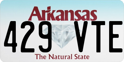 AR license plate 429VTE
