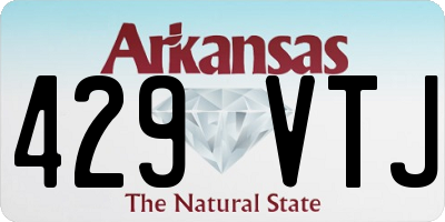 AR license plate 429VTJ