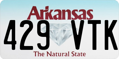 AR license plate 429VTK