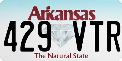 AR license plate 429VTR