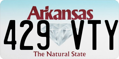 AR license plate 429VTY