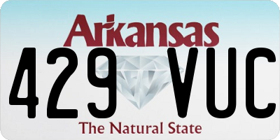 AR license plate 429VUC