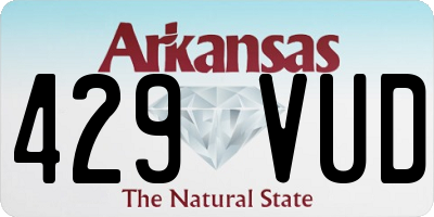 AR license plate 429VUD