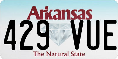 AR license plate 429VUE