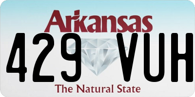 AR license plate 429VUH