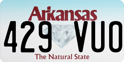 AR license plate 429VUO