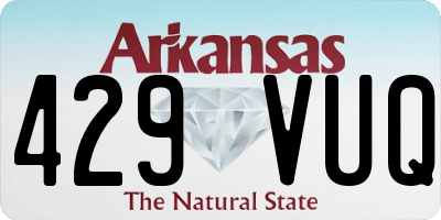 AR license plate 429VUQ