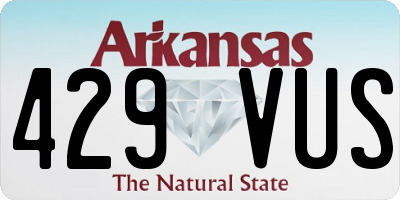 AR license plate 429VUS