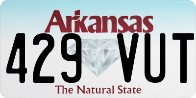 AR license plate 429VUT