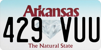 AR license plate 429VUU
