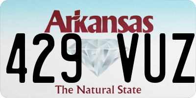 AR license plate 429VUZ