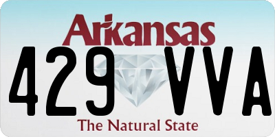 AR license plate 429VVA