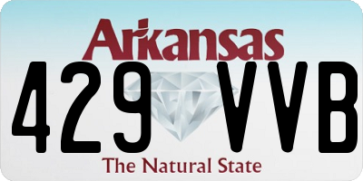 AR license plate 429VVB