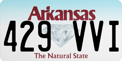 AR license plate 429VVI