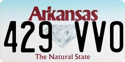 AR license plate 429VVO