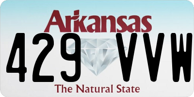 AR license plate 429VVW