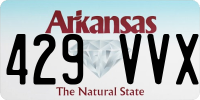 AR license plate 429VVX