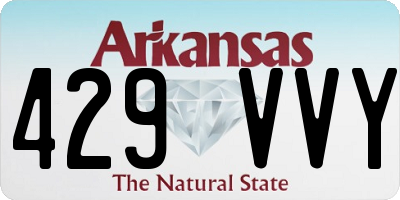 AR license plate 429VVY