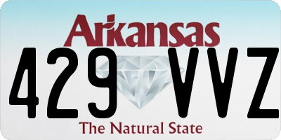 AR license plate 429VVZ