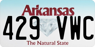 AR license plate 429VWC