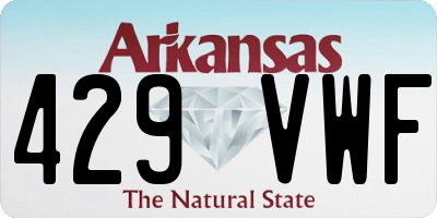 AR license plate 429VWF