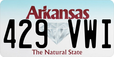 AR license plate 429VWI