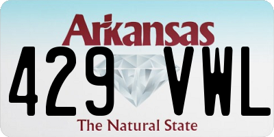 AR license plate 429VWL