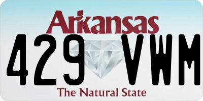 AR license plate 429VWM