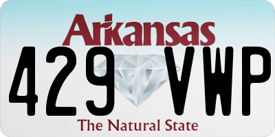 AR license plate 429VWP